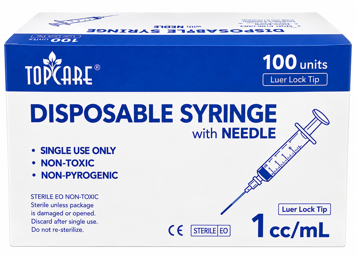 Disposable Syringe 1cc TOPCARE (100’s)