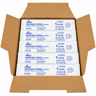 Disposable Syringe 1cc TOPCARE (100’s)