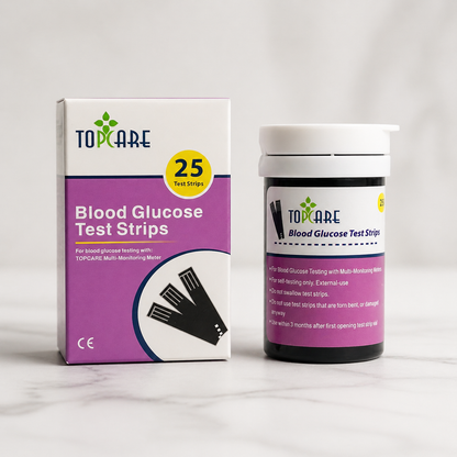 Topcare Glucose Strips 25's