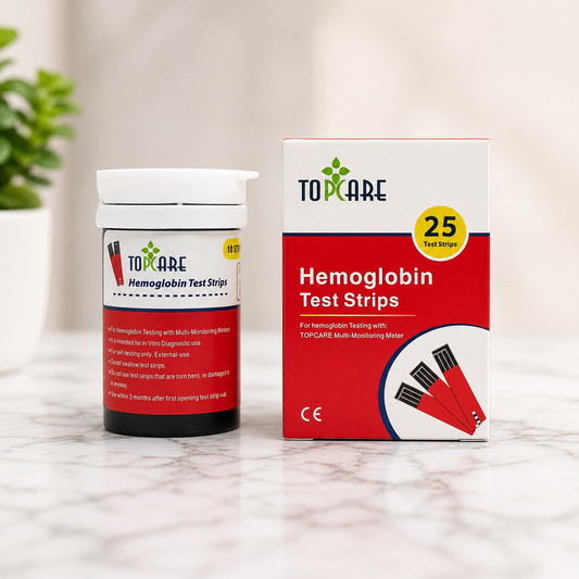 Topcare Hemoglobin Strips 25's
