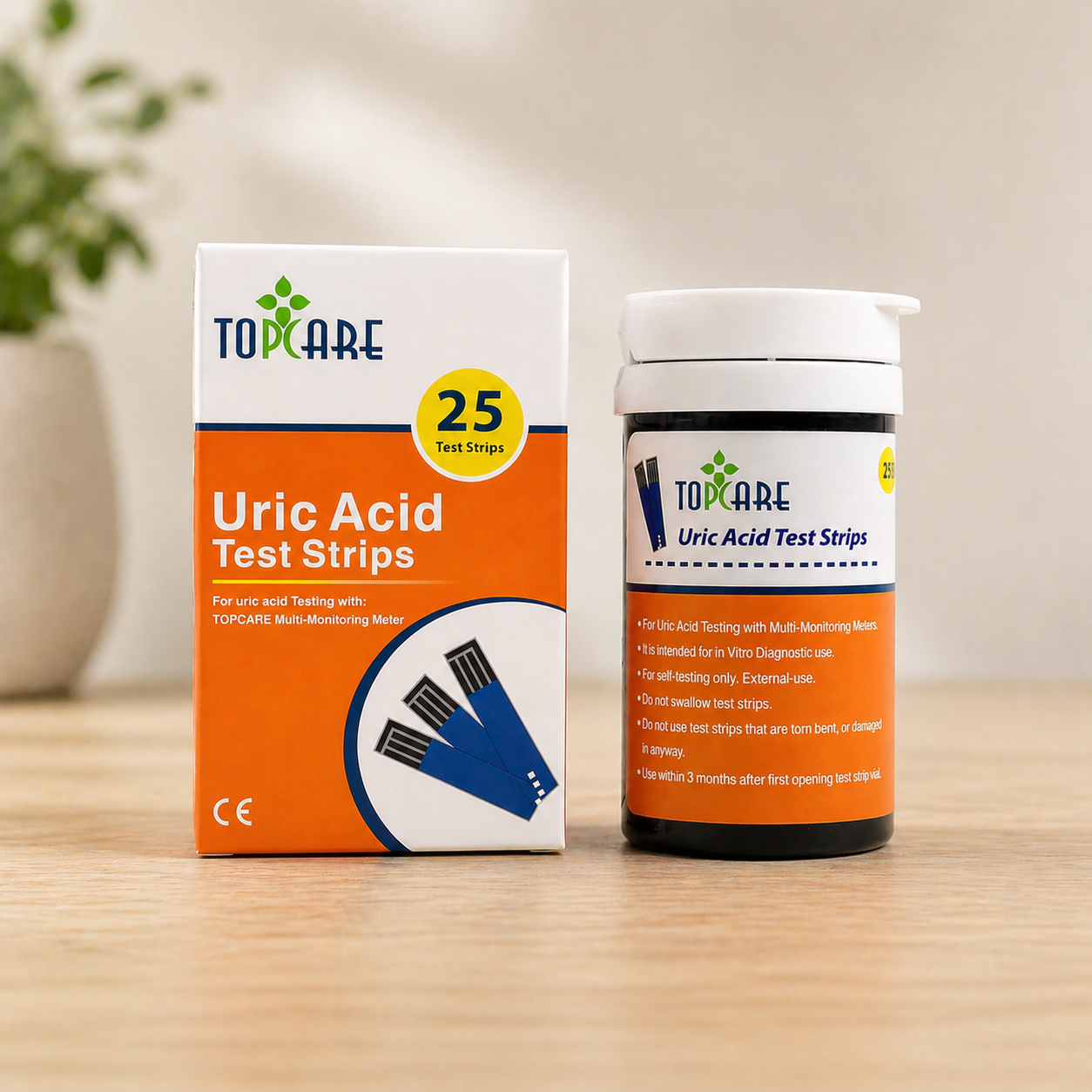 Topcare Uric Acid Strips 25's