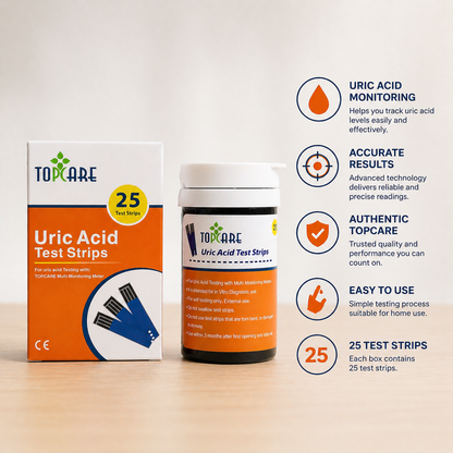 Topcare Uric Acid Strips 25's