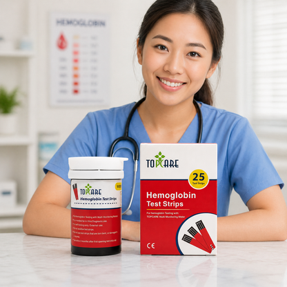 Topcare Hemoglobin Strips 25's
