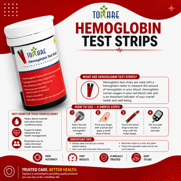 Topcare Hemoglobin Strips 25's