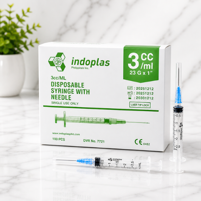 Disposable Syringe 3cc (Indoplas)