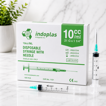 Disposable Syringe 10cc (Indoplas)